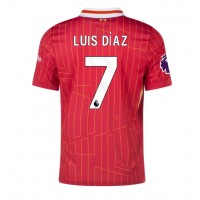 Dres Liverpool Luis Diaz #7 Domáci 2024-25 Krátky Rukáv